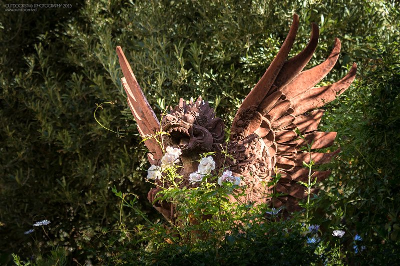 Escultura del jardín