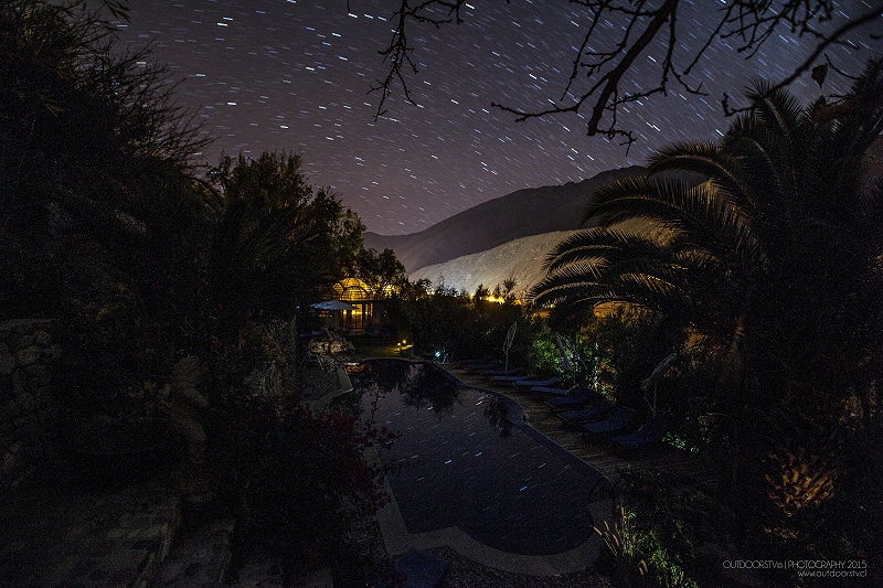Vía Láctea sobre Pisco Elqui