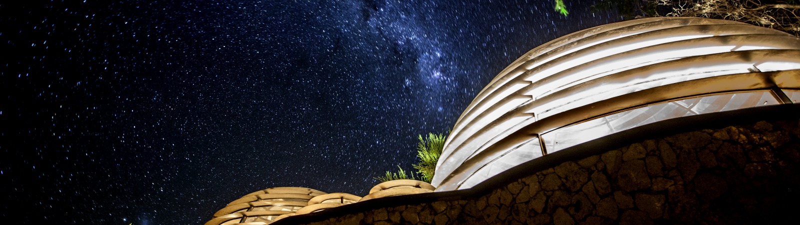 Noche estrellada en Cabañas Caballieri